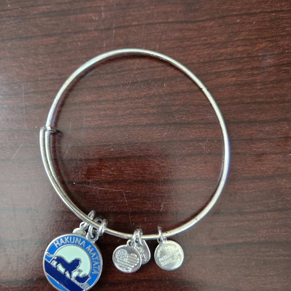 Alex and Ani Silver Hakuna Matata Bracelet